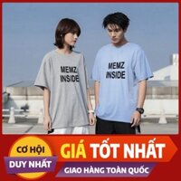 XU HƯỚNG TRẺ_ Áo Thun Tay Lỡ In Nhiệt Memz Inside form Unisex nam nữ phong cách Ulzzang - ATIN06