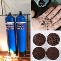 Xử lý lọc nước tổng nguồn bị nhiễm mangan có hạt cặt đen