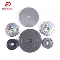 Xử lý lỗi, đĩa tạ bằng gang thép nguyên chất, lỗ nhỏ 2.5-10kg, thiết bị thể dục unisex, đĩa tạ sơn điện