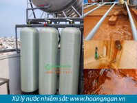 Xử lý nước lọc thô lọc tổng nguồn nước nhiễm sắt