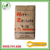 Xử Lý Nước Zeolite Nhật. Hấp thụ khí độc, giảm kim loại nặng, ổn định nước, hạn chế mầm bệnh. Bao 20kg (freeship)