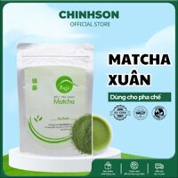 XUÂN 100G - Bột Trà Xanh Organic Fuji Matcha Nguyên Chất Pha Đồ Uống, Lám Bánh, Đắp Mặt