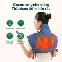 [Xuân 2025] Đai Chườm Nóng Cổ Vai Gáy Ngải Cứu  hỗ trợ giảm đau nhức các vùng