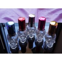 xuân về mẫu mới bộ 5 chai thủy tinh đầu lâu,bát giác 8ml dạng xịt dùng chiết đựng tinh dầu nước hoa dubai
