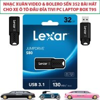 [XUÂN-VIDEO-352] Nhạc XUÂN Video & Sến Song Ca Bolero - Usb 32Gb Lexar 3.1 JumpDriver S80