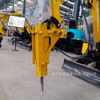 Xuất khẩu phụ kiện máy xúc mini Nam Mỹ Kẹp nĩa, búa đập, mũi khoan Xô thay đổi nhanh cho máy xúc mini