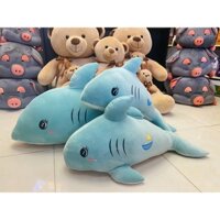 XUẤT SIÊU THỊ : GẤU BÔNG CÁ HEO XANH HỒNG 90CM, MỀM MỊN CAO CẤP