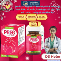 (xuất xứ Mỹ) PREG Healthy USA Bổ sung DHA, EPA, vitamin, khoáng chất cho phụ nữ trước, trong và sau thai kỳ