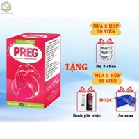 (xuất xứ Mỹ) PREG Healthy USA Bổ sung DHA, EPA, vitamin, khoáng chất cho phụ nữ trước, trong và sau thai kỳ