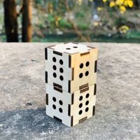 Xúc Xắc Xí Ngầu Bằng Gỗ Sồi Benrikids - Phiên Bản Siêu To Khổng Lồ