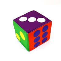 Xúc Xắc Xí Ngầu Chấm Bi - bằng vải kích thước 12x12x12 cm Pipo