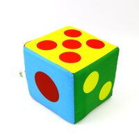 Xúc xắc xí ngầu vải (chấm)