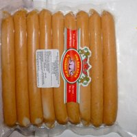 XÚC XÍCH HOTDOG GÀ (GÓI 500GR - 8 CÂY / 1 GÓI ) - FRANKFUTER CHICKEN SAUSAGE