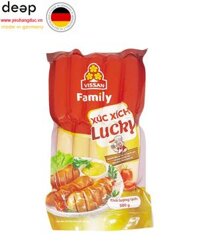 Xúc Xích Lucky Vissan Family 10 Cây 500G DEEP37 www.yeuhangduc.vn sẵn sàng cho bạn