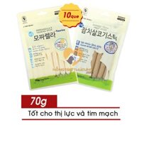 Xúc Xích Mèo Taurine Meowow 70g (Gói 10 cây)-Nhiều Vị