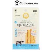 Xúc Xích Phô Mai Cheddar Cho Chó Bowwow 70G