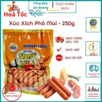 Xúc Xích Phô Mai Steffi Công Nghệ Đức Gói 250g, 15 Cái Thơm Ngon Béo Ngậy Vệ Sinh AN Toàn Thực Phẩm [Ship Hỏa Tốc 1h]