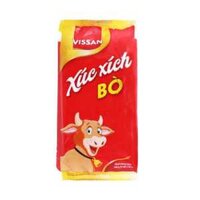 Xúc xích tiệt trùng bò Vissan, lốc 4 cây, 70g