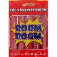 xúc xích tiệt trùng boom boom Vissan, cobom 10 gói 50 cây 23g