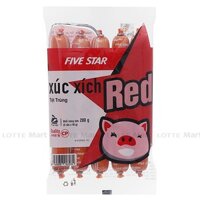 Xúc Xích Tiệt Trùng CP Red Five Star 40G (5 Cây)