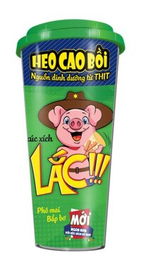 Xúc Xích Tiệt Trùng Phô Mai Bắp Ly Hộp 52G