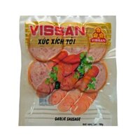 Xúc Xích Tỏi Cắt Lát Vissan Gói 100g