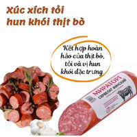 Xúc xích tỏi MRT 375g , xúc xích bò nhập khẩu Nga