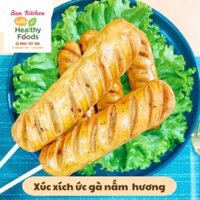 Xúc xích tươi - ức gà nấm hương