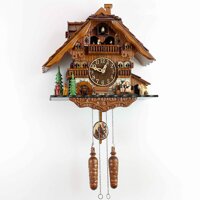 XUEXIONGSP Vivid Large Cuckoo Clock, Wall Cuckoo Clock Chime Has Automatic Shut-Off [Kitchen & Home] Battery Operated Cuckoo Chime Home Art Decor