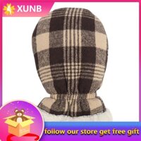 Xunb Warm Gloves Injury Hand Warmers Thickened Lining Long Lasting Insulation Plaid Cloth for Elderly