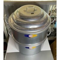 Xửng hấp bánh bao chỏ hấp xôi nồi hấp lớn42 đến 50 cm nhôm Thanh hiền-kim sang dùng làm hấp há cảo hấp bánh plan