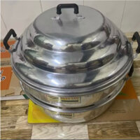 Xửng hấp bánh bao nhôm Hoàn Cầu từ 32cm - 40cm