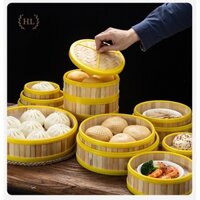Xửng hấp bánh bao tre viền nhựa (4 Size)