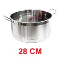 Xửng hấp cao cấp Fivestar standard không nắp tặng 2 muỗng canh  24cm  26cm  28cm  30cm  32cm  - Xửng 28cm