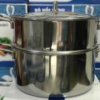 XỬNG HẤP INOX 26cm, BỘ NỒI XỬNG