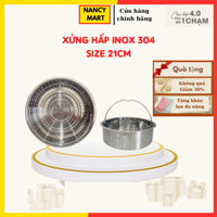 Xửng hấp inox 304-size 21-chiều cao 6cm
