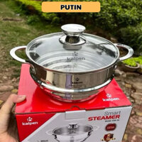 Xửng Hấp INOX 304 Thông Minh Size 20-24-28 Hàng Chính Hãng KALPEN-GIA DỤNG ĐỨC