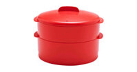 Xửng hấp Tupperware Steam It 2 tầng 20cm xuất xứ USA
