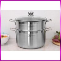 Xửng luộc gà Inox 1 đáy HTCOOK Size 28- hàng chính hãng