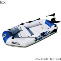 Xuồng Cao Su Dày Chống Mài Mòn/Thuyền Kayak Bơm Hơi/Thuyền Đánh Cá/Đáy Cứng Gấp Thủy Phi Cơ Luya Chuyên Nghiệp