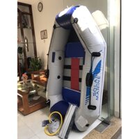 Xuồng hơi cao cấp, thuyền hơi gắn máy, xuồng Composite cho 3 người chạy máy, hàng chính hãng Solar Marine