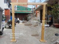 Xưởng làm khung sườn cổng hoa gỗ - Mã: KCH-038