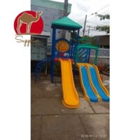 XƯỞNG SẢN XUẤT CÁC LOẠI BỘ ĐỒ CHƠI LIÊN HOÀN CẦU TRƯỢT XOẮN, ĐƠN VÀ ĐÔI, BẬP BÊNH THÚ NHÚNG CHO MẪU GIAO MẦM NON CTU08