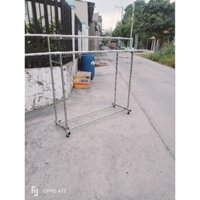 [XƯỞNG SẢN XUẤT] Sào phơi đồ đôi & đơn inox loại 201 VIP dày 6zem cao cấp chắc chắn dài tăng đưa từ 1m5 đén 2m