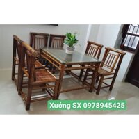 Xưởng SX Bàn ghế mây tre giá sỉ