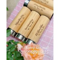 Xưởng SX Bình giữ nhiệt bằng tre, ống tre giữ nhiệt