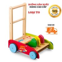 (Xưởng Sx - tuyển sỉ) Xe tập đi gỗ cao cấp - xe gà tập đi hình con gà cho bé SIÊU chắc chắn