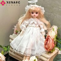 Xuwang Búp bê Bjd 30cm với quần áo Đồ chơi nhà cao gót Đồ chơi trẻ em