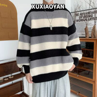 XUXIAOYAN áo len nam cardigan xu hướng thời trang MMY24A142L 52Z241224