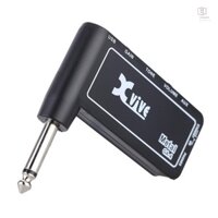 Xvive GA4 Kim Loại Mini Di Động Sạc Đàn Guitar Điện Cắm Tai Nghe Amp Khuếch Đại